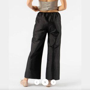 NWT HAI 100% Silk Lara Trousers Pull On Pants in Black size XS